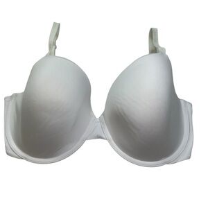 Calvin Klein  Comfy Classic White Bra With Wire In Size 36 DD